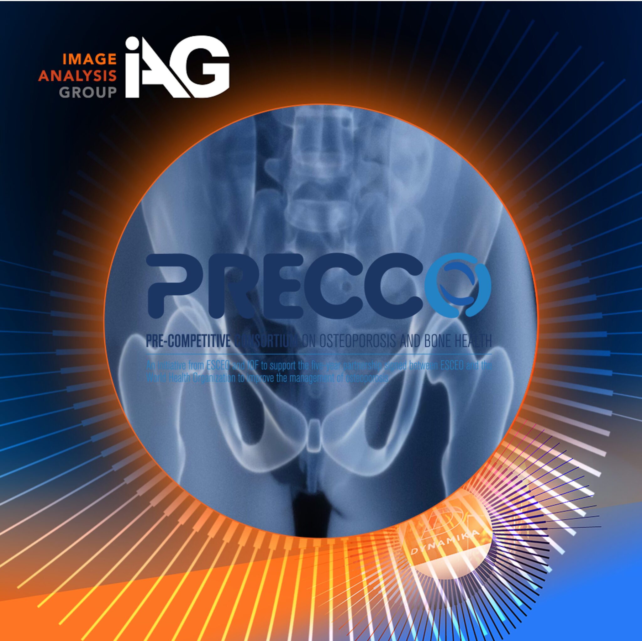 IAG partners with WHO–ESCEO–IOF PRECCO on osteoporosis and bone health research using advanced imaging.