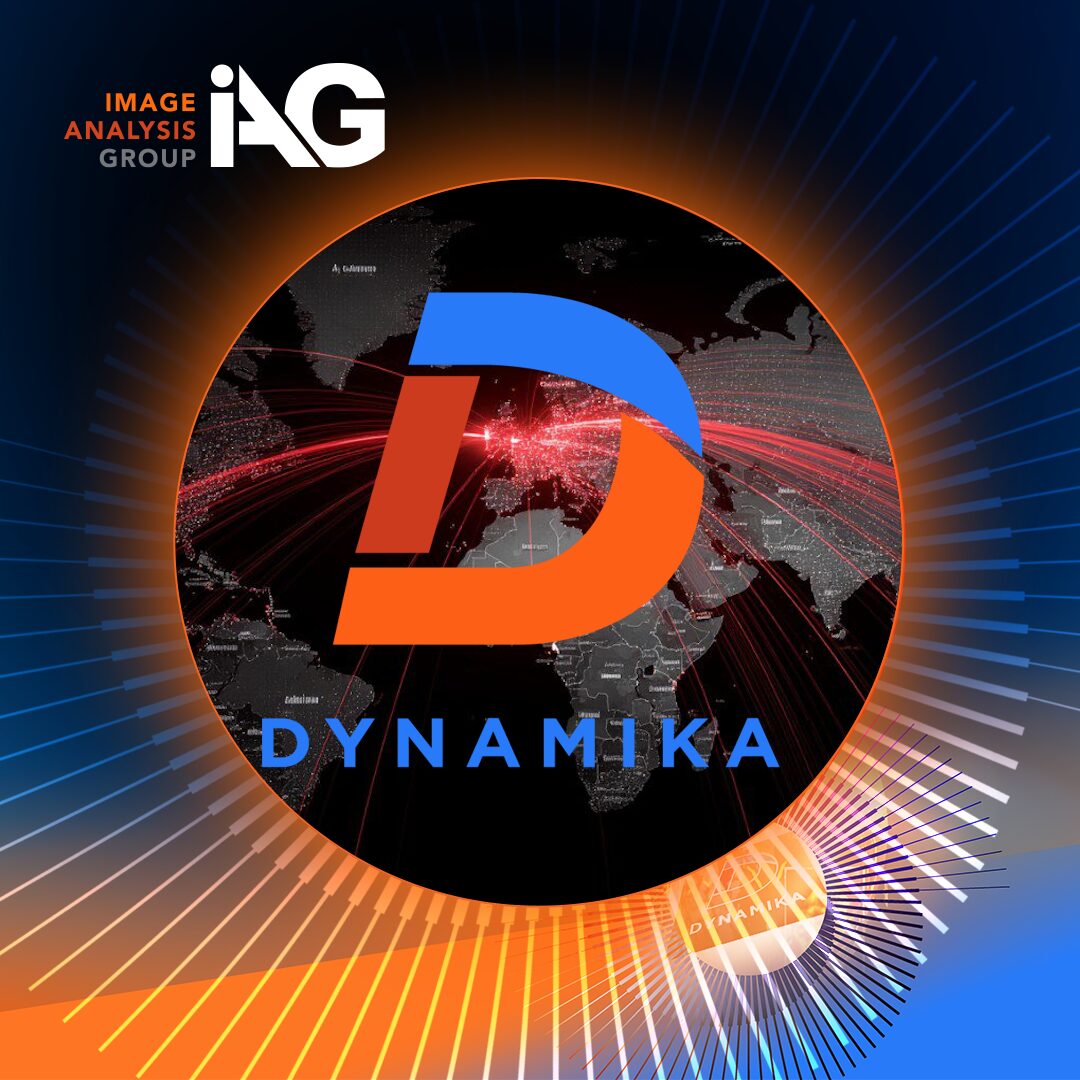 DYNAMIKA™ platform global clinical trial imaging network map by Image Analysis Group (IAG).